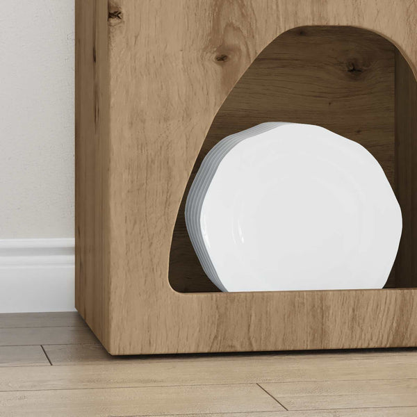 vidaXL Buffet Chêne Artisan 40 x 35 x 100,5 cm Bois d'ingénierie
