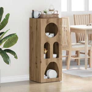 vidaXL Buffet Chêne Artisan 40 x 35 x 100,5 cm Bois d'ingénierie