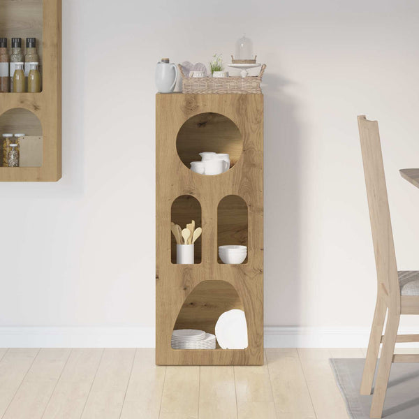 vidaXL Buffet Chêne Artisan 40 x 35 x 100,5 cm Bois d'ingénierie