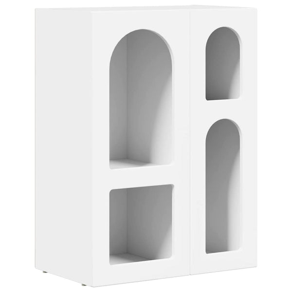 vidaXL Buffet blanc 59 x 35 x 80,5 cm bois d'ingénierie