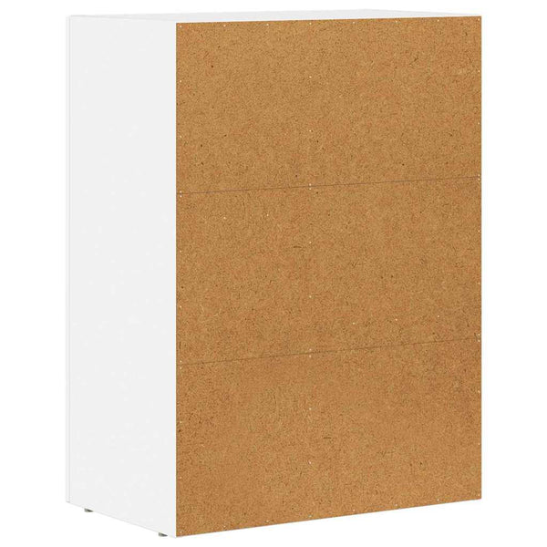 vidaXL Buffet blanc 59 x 35 x 80,5 cm bois d'ingénierie