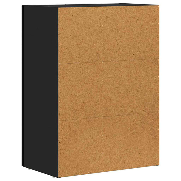 vidaXL Buffet noir 59 x 35 x 80,5 cm Aggloméré
