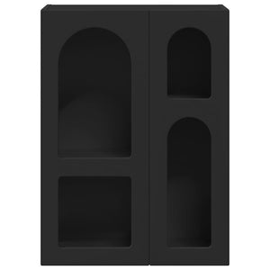 vidaXL Buffet noir 59 x 35 x 80,5 cm Aggloméré