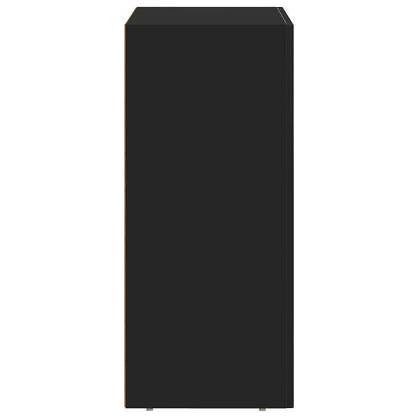 vidaXL Buffet noir 59 x 35 x 80,5 cm Aggloméré