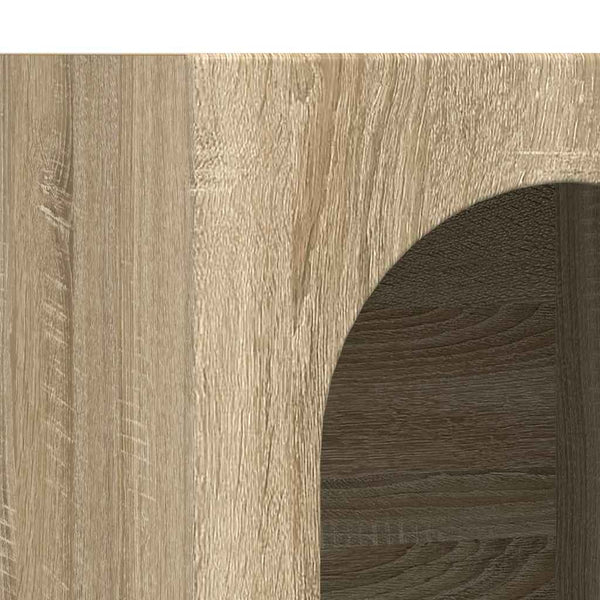 vidaXL Buffet chêne Sonoma 59 x 35 x 80,5 cm bois d'ingénierie