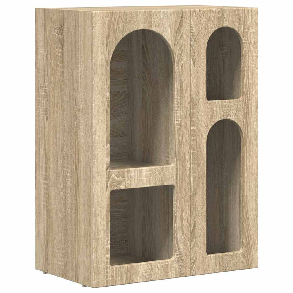 vidaXL Sideboard Sonoma Oak 59 x 35 x 80.5 cm Engineered Wood