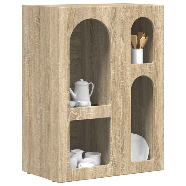 vidaXL Buffet chêne Sonoma 59 x 35 x 80,5 cm bois d'ingénierie