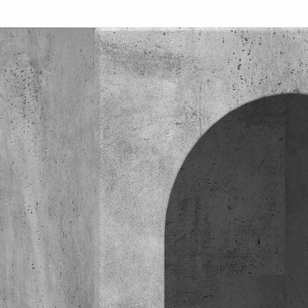vidaXL Buffet gris béton 59 x 35 x 80,5 cm bois d'ingénierie