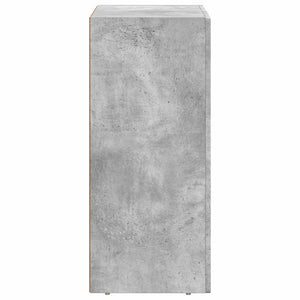 vidaXL Buffet gris béton 59 x 35 x 80,5 cm bois d'ingénierie
