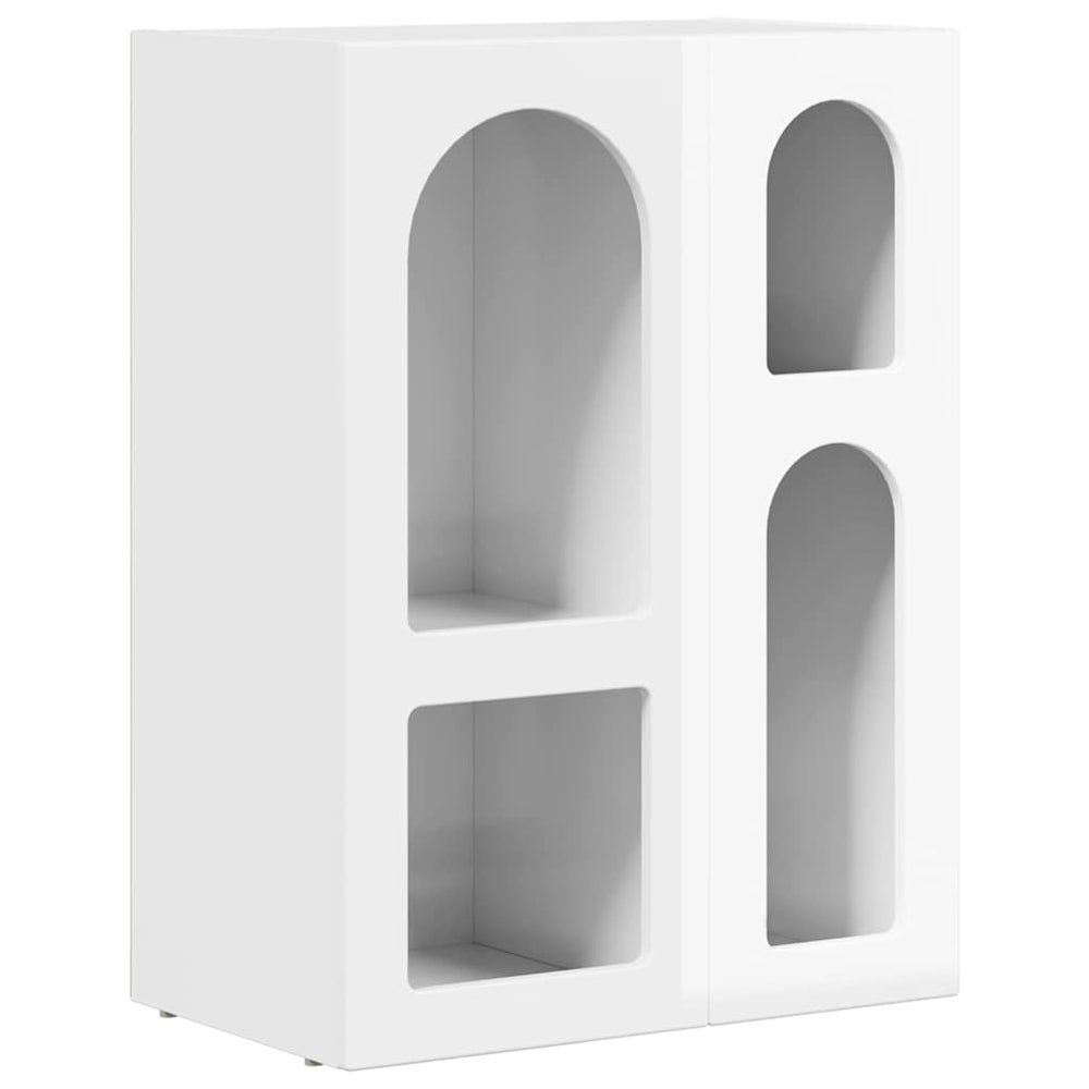 vidaXL Sideboard High Gloss White 59 x 35 x 80.5 cm Engineered Wood