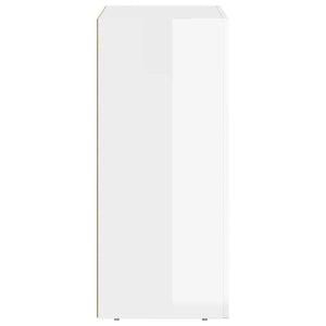 Sideboard Hochglanz Weiß 59x35x80,5cm