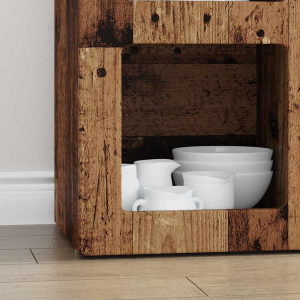 vidaXL Buffet en bois de récupération 59 x 35 x 80,5 cm Bois d'ingénierie