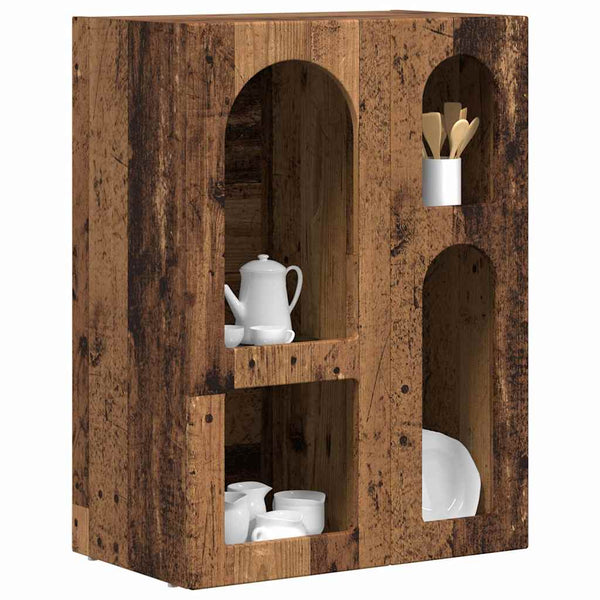 vidaXL Buffet en bois de récupération 59 x 35 x 80,5 cm Bois d'ingénierie