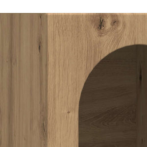 vidaXL Buffet chêne artisanal 59 x 35 x 80,5 cm, bois d'ingénierie