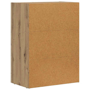 vidaXL Buffet chêne artisanal 59 x 35 x 80,5 cm, bois d'ingénierie