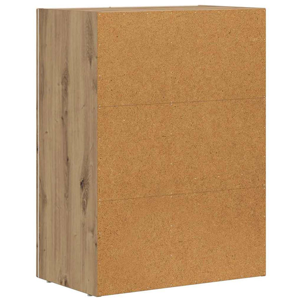 vidaXL Buffet chêne artisanal 59 x 35 x 80,5 cm, bois d'ingénierie