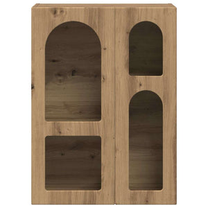 vidaXL Buffet chêne artisanal 59 x 35 x 80,5 cm, bois d'ingénierie