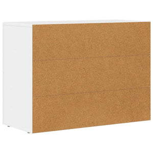 vidaXL Buffet blanc 80,5 x 35 x 59 cm Bois d'ingénierie