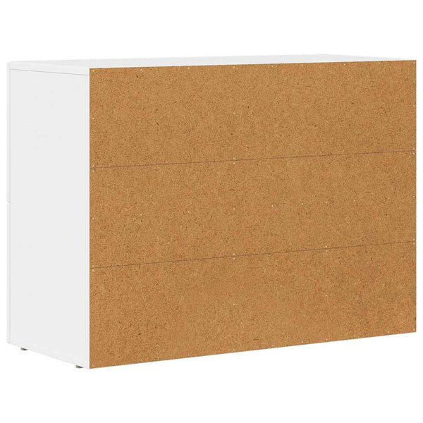 vidaXL Buffet blanc 80,5 x 35 x 59 cm Bois d'ingénierie
