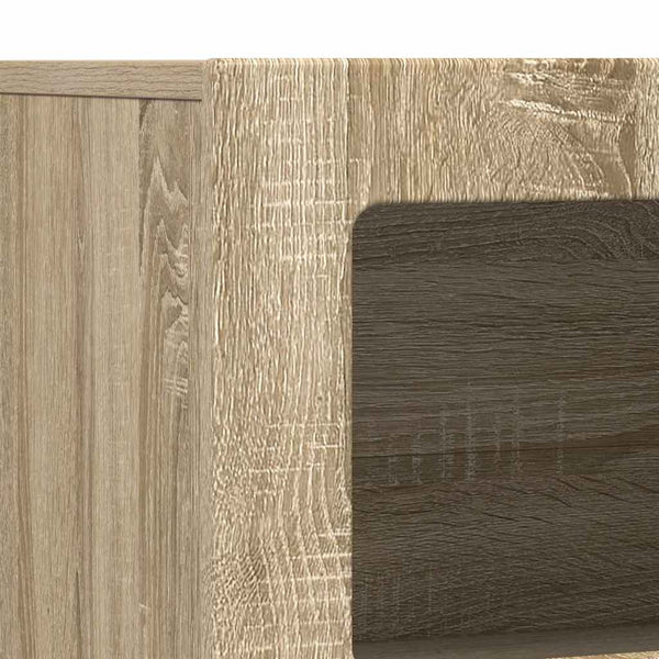 vidaXL Commode Chêne Sonoma 80,5x35x59 cm Bois d'ingénierie