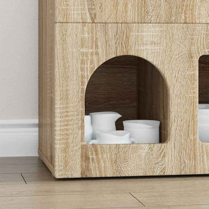 vidaXL Commode Chêne Sonoma 80,5x35x59 cm Bois d'ingénierie
