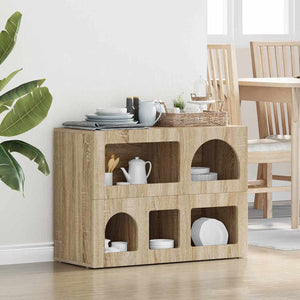 vidaXL Commode Chêne Sonoma 80,5x35x59 cm Bois d'ingénierie
