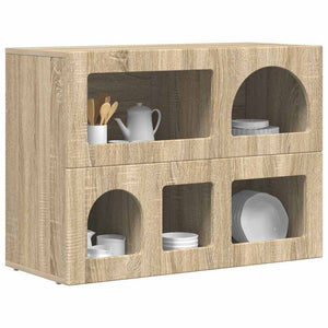vidaXL Commode Chêne Sonoma 80,5x35x59 cm Bois d'ingénierie