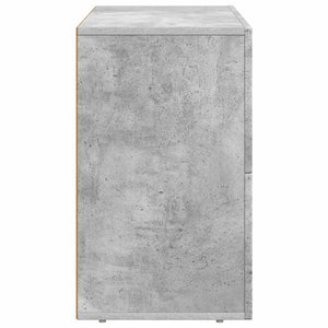 vidaXL Buffet en aggloméré gris béton 80,5 x 35 x 59 cm
