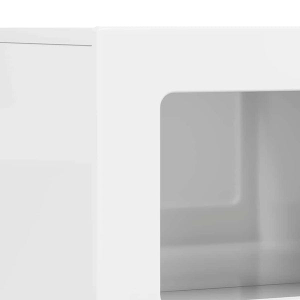 Hochglanz Weißes Sideboard 80,5 cm