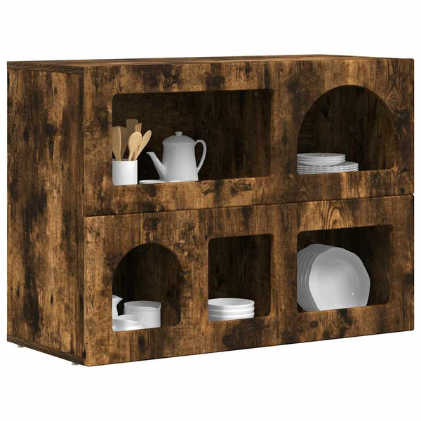 Sideboard Geräucherte Eiche 80,5 cm