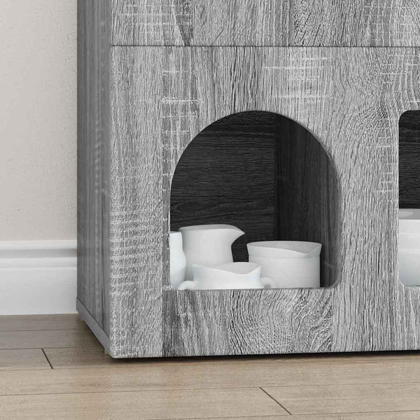 Sideboard Grau Sonoma 80,5 cm