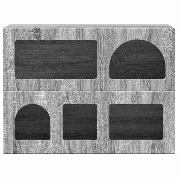 Sideboard Grau Sonoma 80,5 cm