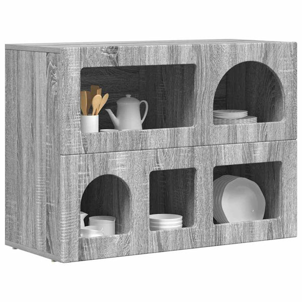 Sideboard Grau Sonoma 80,5 cm