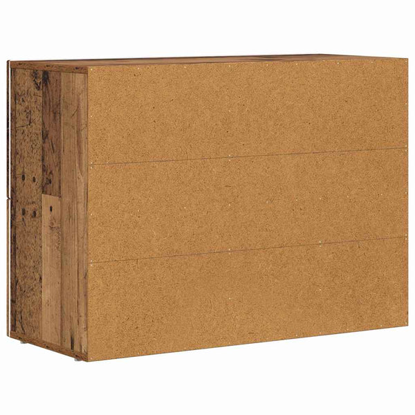 vidaXL Commode en aggloméré recyclé 80,5 x 35 x 59 cm