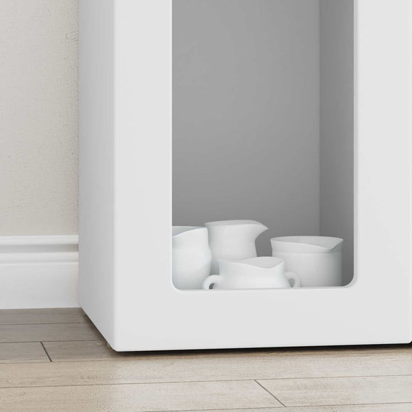 vidaXL Buffet blanc 59 x 35 x 100,5 cm bois d'ingénierie