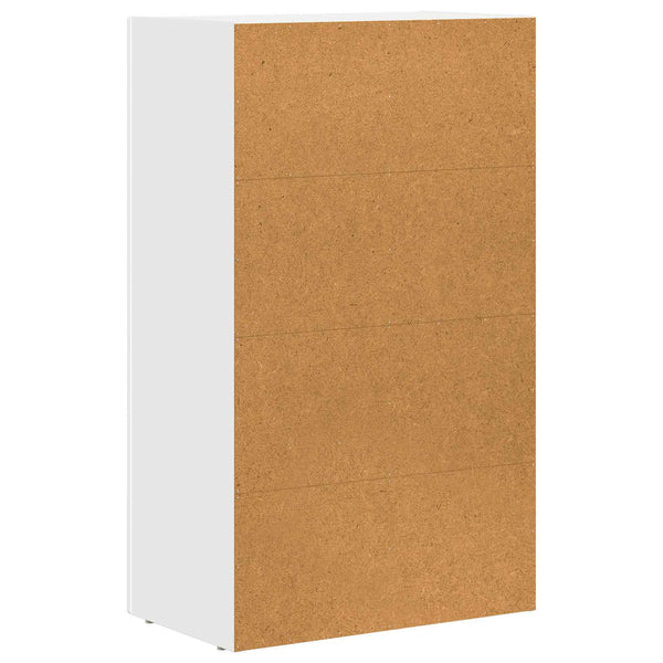vidaXL Buffet blanc 59 x 35 x 100,5 cm bois d'ingénierie