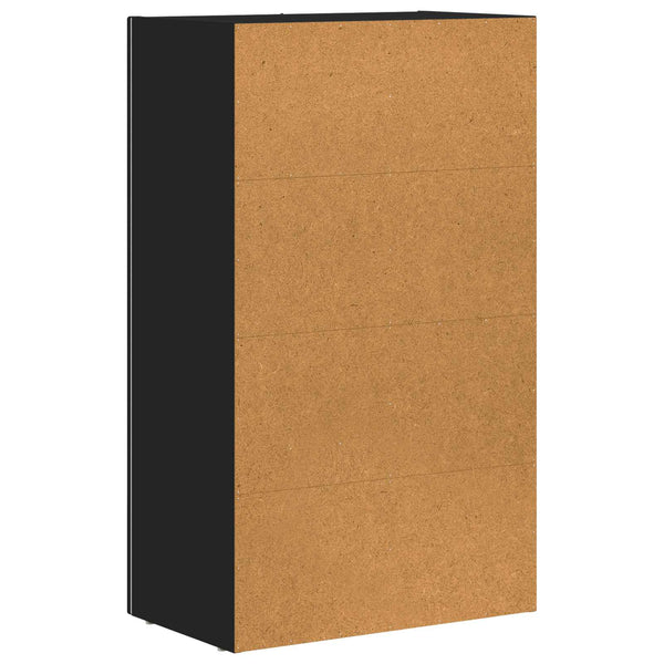 vidaXL Buffet noir 59 x 35 x 100,5 cm Aggloméré
