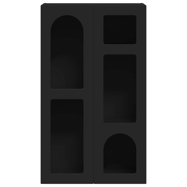 vidaXL Buffet noir 59 x 35 x 100,5 cm Aggloméré