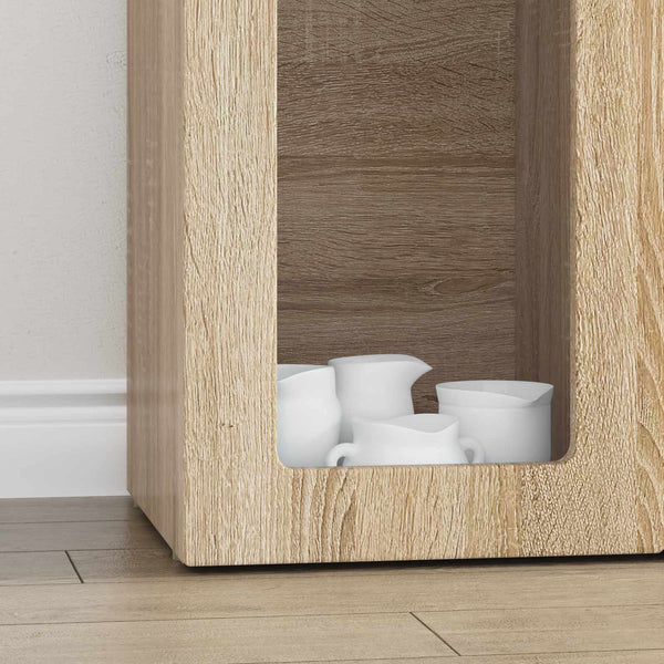 vidaXL Buffet chêne Sonoma 59 x 35 x 100,5 cm bois d'ingénierie