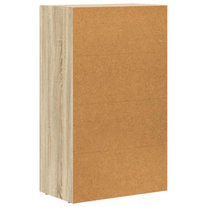 vidaXL Buffet chêne Sonoma 59 x 35 x 100,5 cm bois d'ingénierie