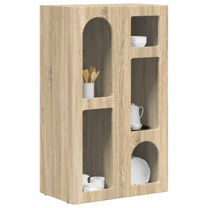 vidaXL Buffet chêne Sonoma 59 x 35 x 100,5 cm bois d'ingénierie