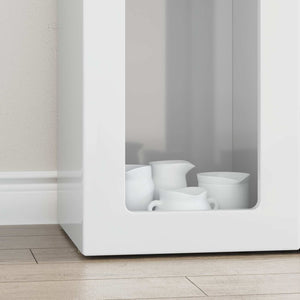 Sideboard Hochglanz Weiß 59x35x100,5 cm