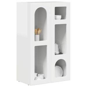 Sideboard Hochglanz Weiß 59x35x100,5 cm