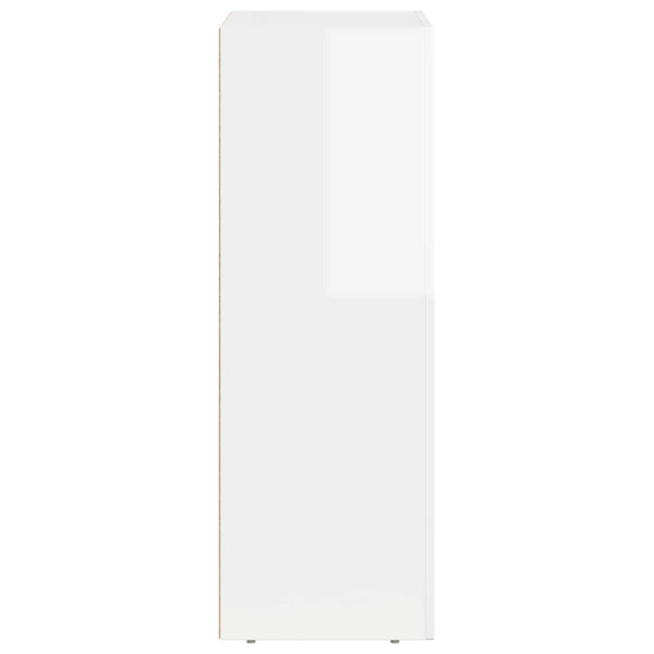 Sideboard Hochglanz Weiß 59x35x100,5 cm