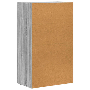 vidaXL Buffet bas gris Sonoma 59 x 35 x 100,5 cm, bois d'ingénierie