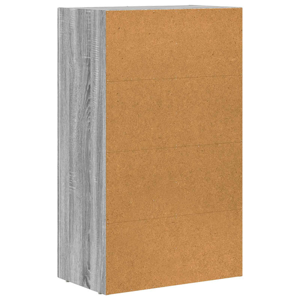 vidaXL Buffet bas gris Sonoma 59 x 35 x 100,5 cm, bois d'ingénierie