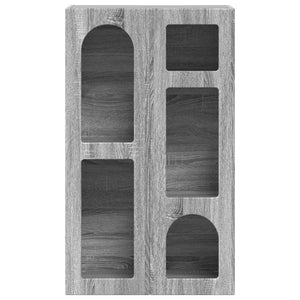vidaXL Buffet bas gris Sonoma 59 x 35 x 100,5 cm, bois d'ingénierie