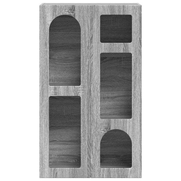 vidaXL Buffet bas gris Sonoma 59 x 35 x 100,5 cm, bois d'ingénierie