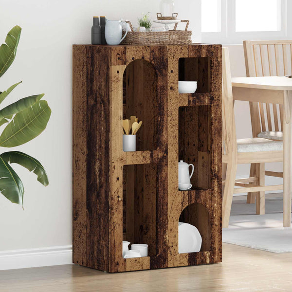 vidaXL Buffet bois de récupération 59 x 35 x 100,5 cm Bois d'ingénierie