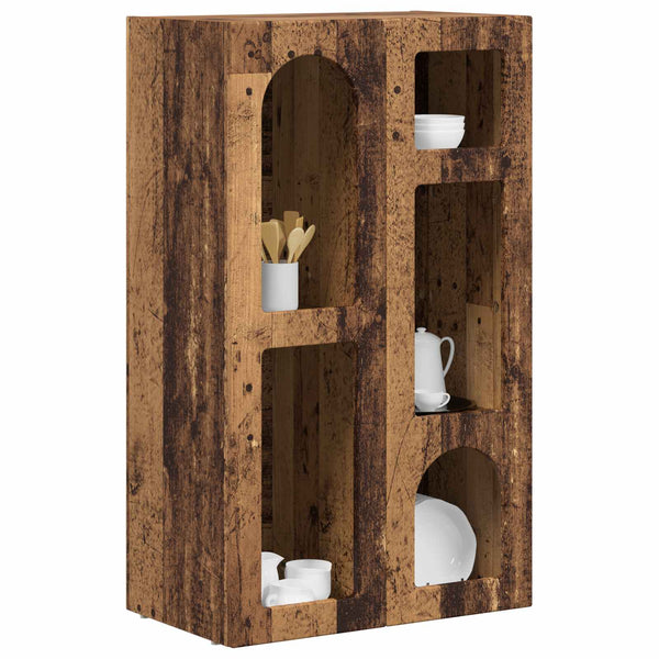 vidaXL Buffet bois de récupération 59 x 35 x 100,5 cm Bois d'ingénierie